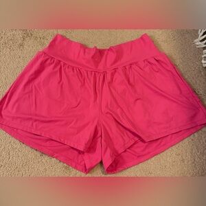 HALARA Women's Vibrant Pink Athletic Shorts